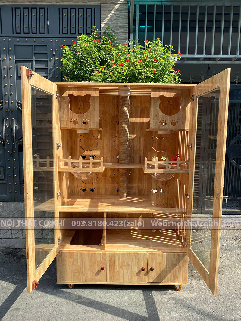 Mua Chuồng Mèo Ở Đâu Uy Tín? Gợi Ý Xưởng Làm Chuồng Mèo Chất Lượng Tại TP.HCM